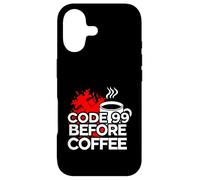 Carcasa para iPhone 17 ER Nurse Code 99 Before Coffee Medical Humor