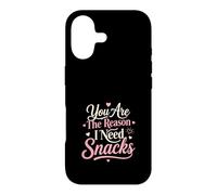 Carcasa para iPhone 17 Eres La Razón Snacks Amor Divertido Parejas