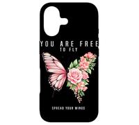 Carcasa para iPhone 17 Eres Libre de Volar extiende Tus alas Mariposa