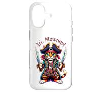 Carcasa para iPhone 17 ¡Es Mewtiny! Gato Pirata Motín Divertido