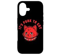 Carcasa para iPhone 17 Es Punk Llorar lágrimas de Gato