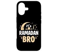 Carcasa para iPhone 17 Es Ramadán Bro Feliz Ayuno Luna Creciente Islámica Musulmán