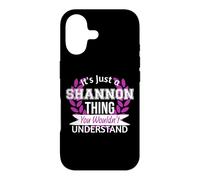 Carcasa para iPhone 17 Es Solo Cosa de Shannon Que no entenderías un Nombre Divertido