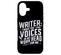 Carcasa para iPhone 17 Escritor: Hago Que Las Voces en mi Cabeza funcionen para mí Divertidas Inspiradoras