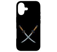 Carcasa para iPhone 17 Espadas Katana Samurai Cruzadas