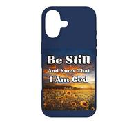 Carcasa para iPhone 17 Estar quieto y Saber: Salmos Biblia edificante pacífica Cristiana