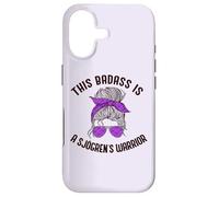 Carcasa para iPhone 17 Este Badass ES UN Guerrero DE SJOGREN Purple Ribbon Meme