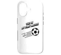 Carcasa para iPhone 17 Este es mi Primer Partido - Divertidos Deportes de fútbol