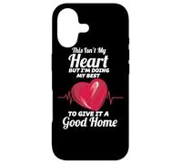 Carcasa para iPhone 17 Este no es mi corazón, Estoy Haciendo Todo lo Posible para darle un Buen hogar