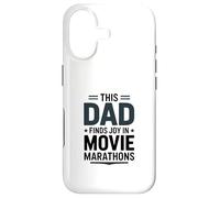 Carcasa para iPhone 17 Este papá Encuentra alegría en el Cine de maratones de Cine