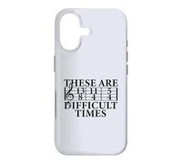 Carcasa para iPhone 17 Estos Son Tiempos DIFÍCILES Funny Music Teacher Musician Meme