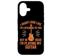 Carcasa para iPhone 17 Estoy Tocando la Guitarra en mi Cabeza Diseño de Cita