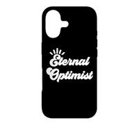 Carcasa para iPhone 17 Eternal Optimist Team Optimistic Sign Inspirational Message