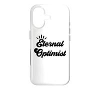 Carcasa para iPhone 17 Eternal Optimist Team Optimistic Sign Inspirational Message