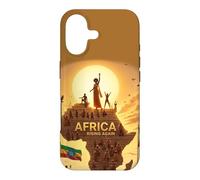 Carcasa para iPhone 17 Ethiopian Flag Rasta Africa Rising Again from Ethiopia