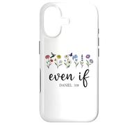 Carcasa para iPhone 17 Even If Sign Christian Even If Daniel 3:18 Bible Verse Jesus