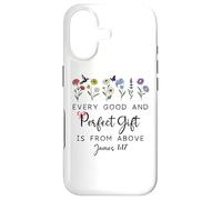 Carcasa para iPhone 17 Every Good is from Above Sign Bible Verse James 1:17