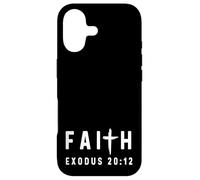 Carcasa para iPhone 17 Éxodo 20:12 20 12 Fe Dios Jesús Padre Madre Honor