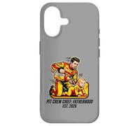 Carcasa para iPhone 17 Expecting Dad Pit Crew Chief Fatherhood 2026 Race