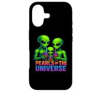 Carcasa para iPhone 17 Extraterrestre Bebiendo té Boba