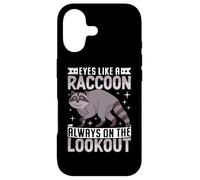 Carcasa para iPhone 17 Eyes Like A Raccoon Always On The Lookout