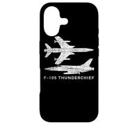 Carcasa para iPhone 17 F-105 Thunderchief Caza Bombardero avión