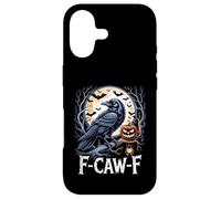 Carcasa para iPhone 17 F-Caw-F Halloween Cuervo Luna Divertido FCAWF Espeluznante Vintage