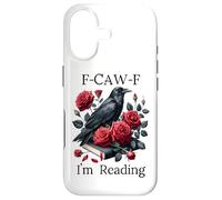 Carcasa para iPhone 17 F Cawf Crow Book Lover Fuck Off Im Reading Smut Dark Romance