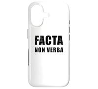 Carcasa para iPhone 17 Facta Non Verba - Las acciones Hablan más Que Las Palabras