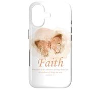 Carcasa para iPhone 17 Faith Bible Verse: Women’s Christian Hebrews 11:1 Quote