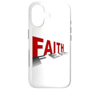 Carcasa para iPhone 17 Faith Over Fear - Christian Minimal Text Graphic (White)