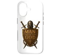 Carcasa para iPhone 17 Faithful Warrior Man of God Christian Men Knight Armor Dad