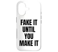 Carcasa para iPhone 17 Fake It Until You Make It Sign Im Pretending to Work Boss
