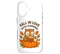 Carcasa para iPhone 17 Fall in Love with Learning Cute Owl Autumn Design