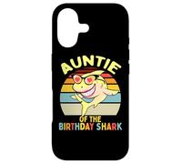 Carcasa para iPhone 17 Familia de cumpleaños Auntie of The Shark