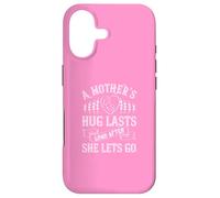 Carcasa para iPhone 17 Familia de Fuentes Mother's Hug Lasts Forever Love Quote