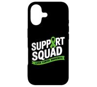 Carcasa para iPhone 17 Familia de Fuentes Support Squad Liver Cancer Awareness Green Ribbon