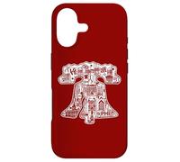 Carcasa para iPhone 17 Fanático de Filadelfia Liberty Bell Philly Fan City Skyline Art