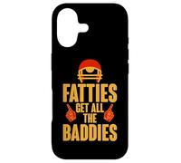 Carcasa para iPhone 17 Fatties Get All The Baddies Fun Football Fan -