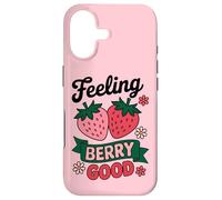 Carcasa para iPhone 17 Feeling Berry Good - Juego de Palabras de Fresa Positivo