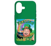 Carcasa para iPhone 17 Feeling Leprechaun Lucky Funny St Patrick's Day Rainbow