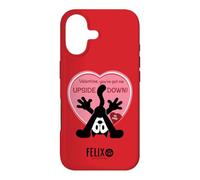 Carcasa para iPhone 17 Felix The Cat Valentine, You’ve Got Me Upside Down