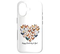 Carcasa para iPhone 17 Feliz Día del Cluck para ti Chicken Heart