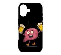 Carcasa para iPhone 17 Feliz día del hígado con Disfraz de Cerveza