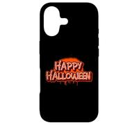 Carcasa para iPhone 17 Feliz Halloween Retro Pintura en Aerosol Graffiti Escritura Regalo
