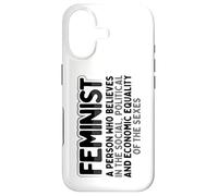 Carcasa para iPhone 17 Feminista Social Política Igualdad Económica Sexos Feminismo
