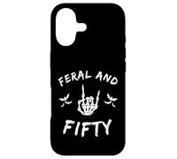 Carcasa para iPhone 17 Feral and Fifty Rock Hand Bats 50 Cumpleaños Celebración