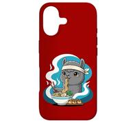 Carcasa para iPhone 17 Fideos Ramen Alpaca Japón Y2K Kawaii Alpacas Anime