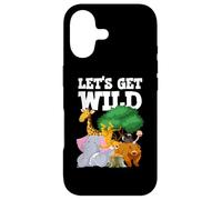 Carcasa para iPhone 17 Fiesta de Safari Let's Get Wild Zoo Animals