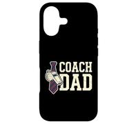 Carcasa para iPhone 17 Figura paterna de Coach Dad Baseball Sports